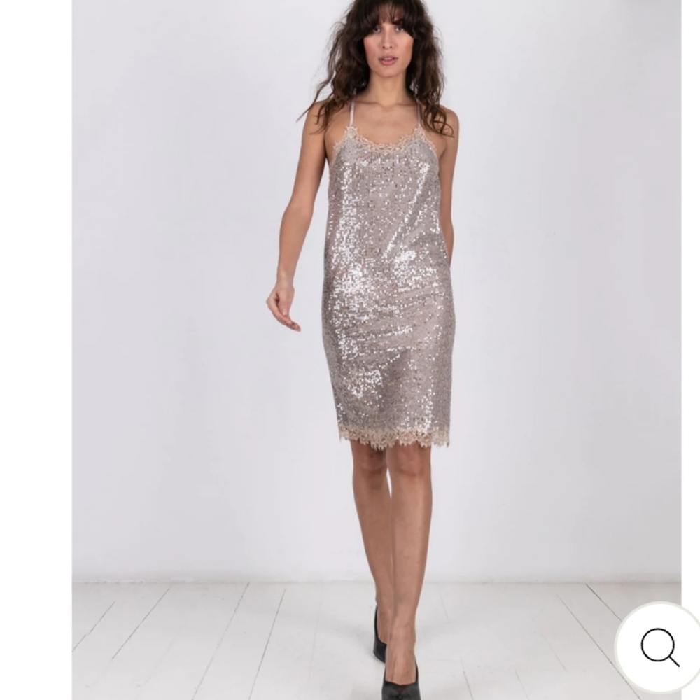 Semicouture sequin dress